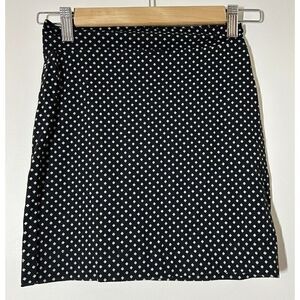 Victoria’s Secret Black and Gray Mini Skirt Size Small